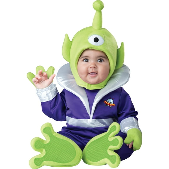 InCharacter New Mini Martian Infant Costume Green/Purple - Small Size 6-12 Months