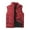 Red, variant on BiZtdJrK Mens Down Puffer Vest Stand Collar Zip Up Sleeveless Quilted Jackets Solid Warm Winter Vests with Pockets Blue M