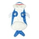 thumbnail image 3 of Disfraces divertidos de tiburón para perros y gatos, disfraz de mascota de tiburón azul adorable, sudadera con capucha de forro polar para animales, ropa cálida (talla L) brillar Hogar, 3 of 3