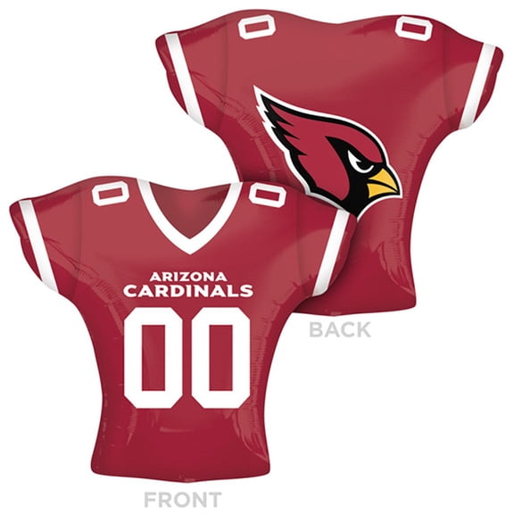 24 inch NFL Arizona Cardinals Football Jersey Foil Mylar Balloon - Party Supplies Decorations