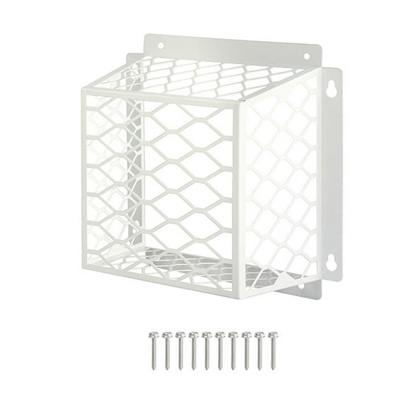 Advancent Cubierta de ventilación de escape de acero inoxidable para el hogar, animales, cubierta protectora de ventilación Decoración del hogar blanco