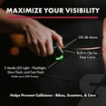 thumbnail image 5 of SABRE 2-in-1 Clip-on Personal Alarm with LED Light, Black, Solid Print, 0.15 lb, 5 of 7