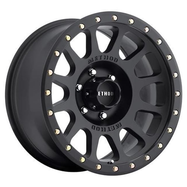 17 x 8.5 in. NV with 5 on 5.5 Bolt Pattern, Matte Black