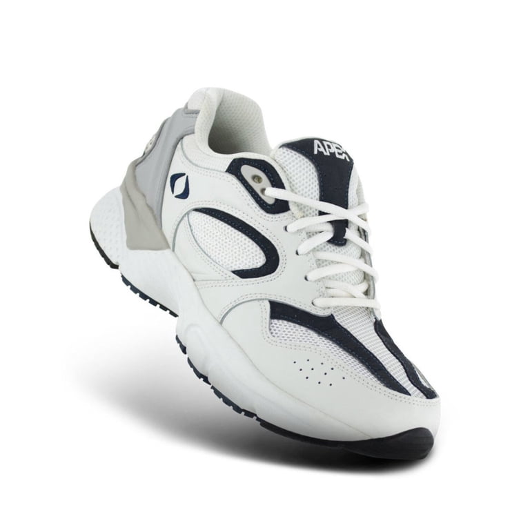 Apex X521 Mens Boss Runner White/Navy Size 15 Apex X521 Boss Runner White Navy Size 15 | eBay main image 3