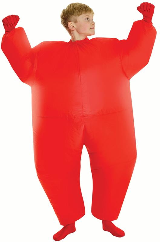 Morphsuits Child Inflatable Kids Costume Mega Morphsuit, Red, OneSize