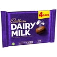 thumbnail image 4 of Cadbury Dairy Milk Chocolate Bar Multipack 4 x 33.5g, British Import (Pack of 3), 4 of 4
