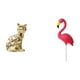 thumbnail image 1 of Estatua de gato y pájaro, figura decorativa, escultura animal, adorno artístico para chimenea, adorno de jardín, accesorios para jardín de hadas en el, 1 of 8
