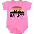 thumbnail image 3 of Inktastic Seattle Washington Skyline Sunset Boys or Girls Baby Bodysuit, 3 of 5