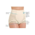 thumbnail image 4 of Rago Women's Plus Size Tummy Control Brief, 4 of 5