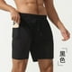 thumbnail image 1 of Pantalones cortos deportivos de verano para hombre, cubierta doble 2 en 1, secado rápido, baloncesto, correr, entrenamiento, gimnasio, Fitness, trotar, pantalones cortos con bolsillo, 1 of 5