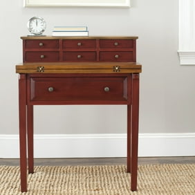 Hand Carved Indoor Wood Roll Top Desk Walmart Com