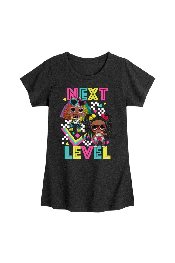 LOL Surprise! Dolls - Next Level - Retro School Style - Toddler & Youth Girls Short Sleeve Graphic T-Shirt
