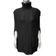 thumbnail image 4 of PMVFHDE Women's Solid Color High Neck Street Fashion Loose Knitted Sweater Tops with Shawl Collar Black,M, 4 of 5