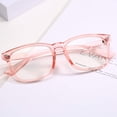 thumbnail image 3 of Montura de Gafas Pro Acme con Lentes Claros sin Prescripción en Rosa Transparente, 3 of 7