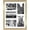 Gold, variant on 4x6 Collage Picture Frame with Polished Plexiglass - Fits Six 4x6 Photos or Use as One 14x14 Picture Frame - Signature Collection - Collage Frames for Wall Display - Black