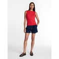 thumbnail image 3 of Time and Tru Women's Button Front Tank Top, Size XS-XXXL, 3 of 6