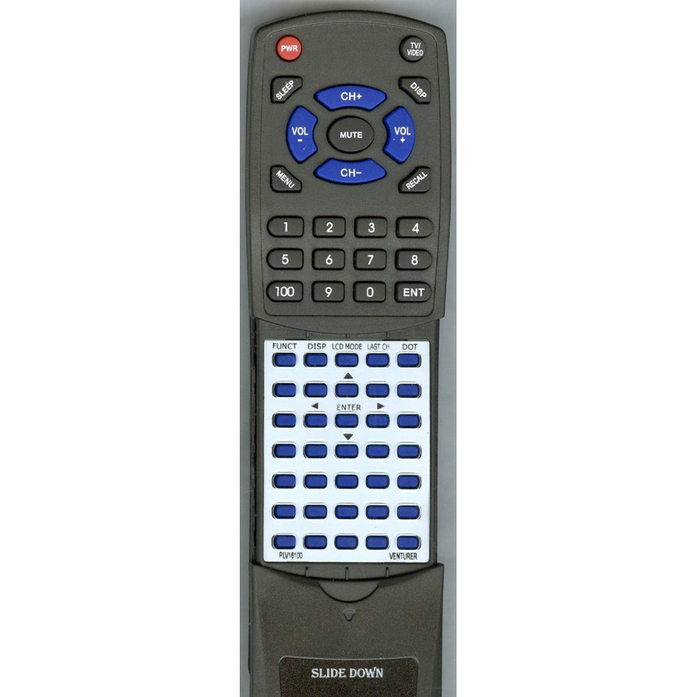 Replacement Remote for VENTURER RTPLV16100, PLV76156, PLV16100