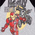 thumbnail image 5 of Marvel Avengers Iron Man Little Boys 2 Pack Cosplay Long Sleeve T-Shirts Toddler to Big Kid, 5 of 5