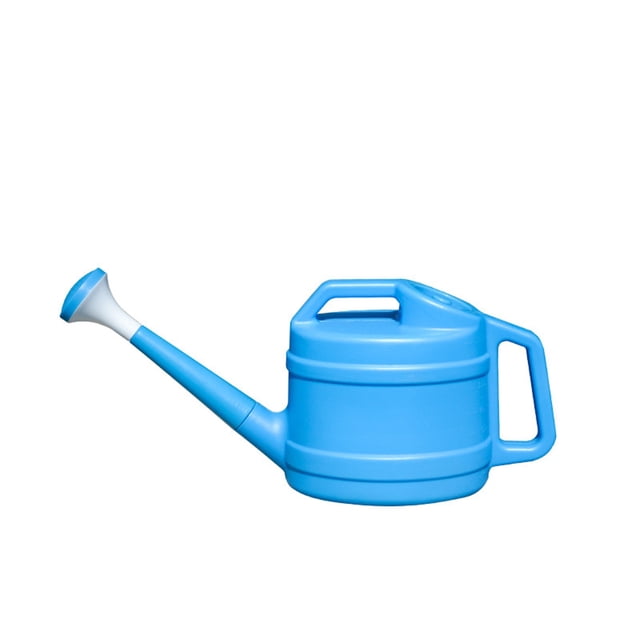 Green And Blue Household Thickened Watering Pot Gardening Long-mouth Watering Pot 3 Specifications Green And Blue Options.5L/3.5L/5L