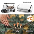 thumbnail image 6 of XYZCANDO Forest Camo 2-Passenger Golf Cart Seat Cover with 4 Front Pockets | Non-Slip Washable Terry Cloth for Golf Enthusiasts, 6 of 8