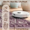 thumbnail image 6 of Design&I 2'x3' Washable Doormat Ultra-Thin & Non-Slip Skid-Resistant Purple Decorative Para Artwork Crisp Details Bedside Alfombras for Entryway, Indoor, 6 of 7