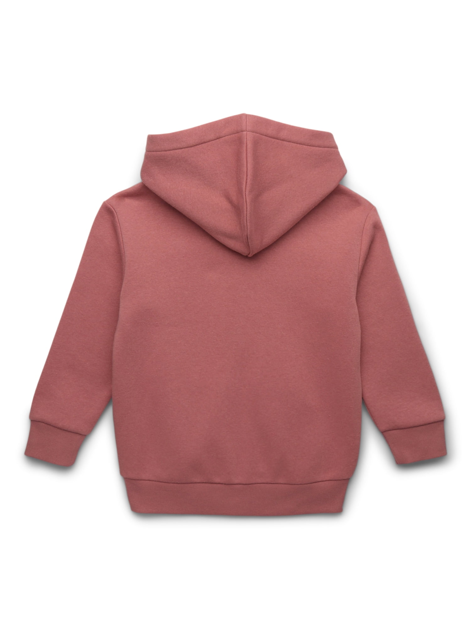 Wonder Nation Kids Unisex Fleece Full Zip Hoodie, Sizes 4-18 & Husky