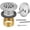 Brushed Nickel, variant on Brushed Nickel Trip Lever Bathtub Drain Tub Trim Set with Trip Lever Overflow Face Plate, Bathroom Tub Drains Replacement Conversion Tub Drain Kit Assembly with Universal Fine Coarse Thread
