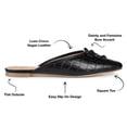 thumbnail image 2 of Journee Collection Womens Tammala Slip On Square Toe Mules Flats, 2 of 6