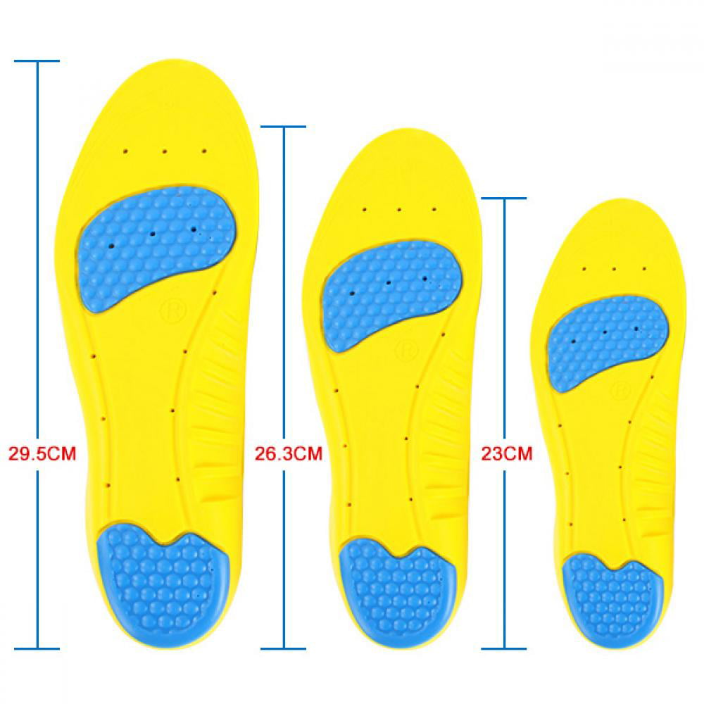 Soft Breathable Honeycomb Orthotic Replacement Insoles for Men and Women Ailaka Elastic Shock-absorbing Height Increasing Sports Shoe Insole 