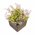 thumbnail image 2 of 10 in. Mauve Lily-of-the-Valley Flowers in Wood Box, 2 of 4
