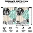 thumbnail image 2 of Blackout Kids Curtains,Boho Bohemia Pioneer Flower Art Childrens Insulated Curtains Set Of 2,Bedroom Essentials,Toddler Room Decor 42"x54"(106x137cm), 2 of 4
