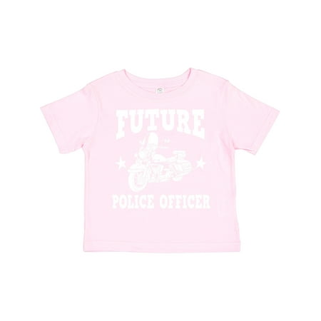 

Inktastic Future Police Officer Motorcycle Law Enforcement Boys or Girls Toddler T-Shirt