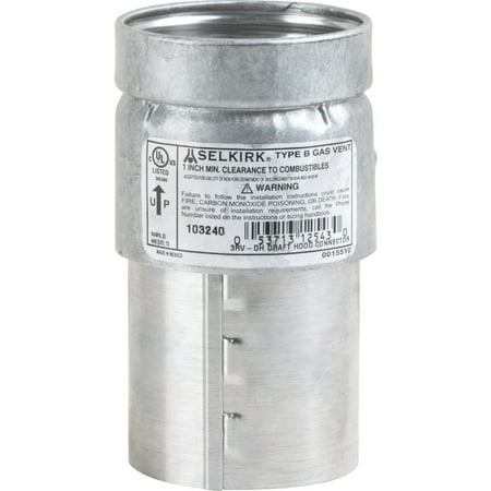 

SELKIRK RV 3 In. Draft Hood Connector 103240 103240 441356