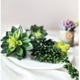 thumbnail image 4 of Artificial Plants Succulents Faux Succulents Decor Premium Crafting DIY Floral Decor for Home Garden Office Party 16 Pcs Set, 4 of 8