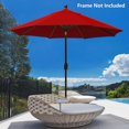 thumbnail image 5 of GASTROPOD 9Ft Patio Umbrella Replacement Covers 8 Ribs Market Umbrella Canopy Cover Cantilever Umbrella Replacement Canopy(Canopy Only)(Red), 5 of 7