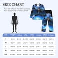 thumbnail image 4 of Sigee Blue Viper Snake 2 for Pajamas for Men Two-piece Men's Sleepwear Long-Sleeved Pjs Sets-Small, 4 of 7
