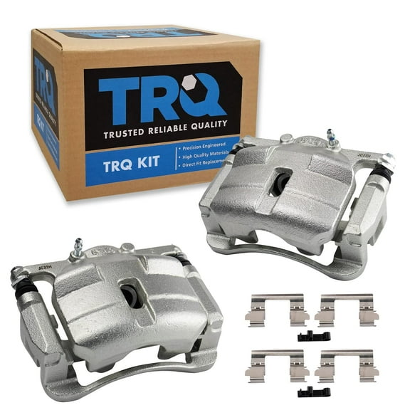 TRQ Front Brake Caliper Set Compatible with 2008-2013 Nissan Rogue 2014-2015 Rogue Select