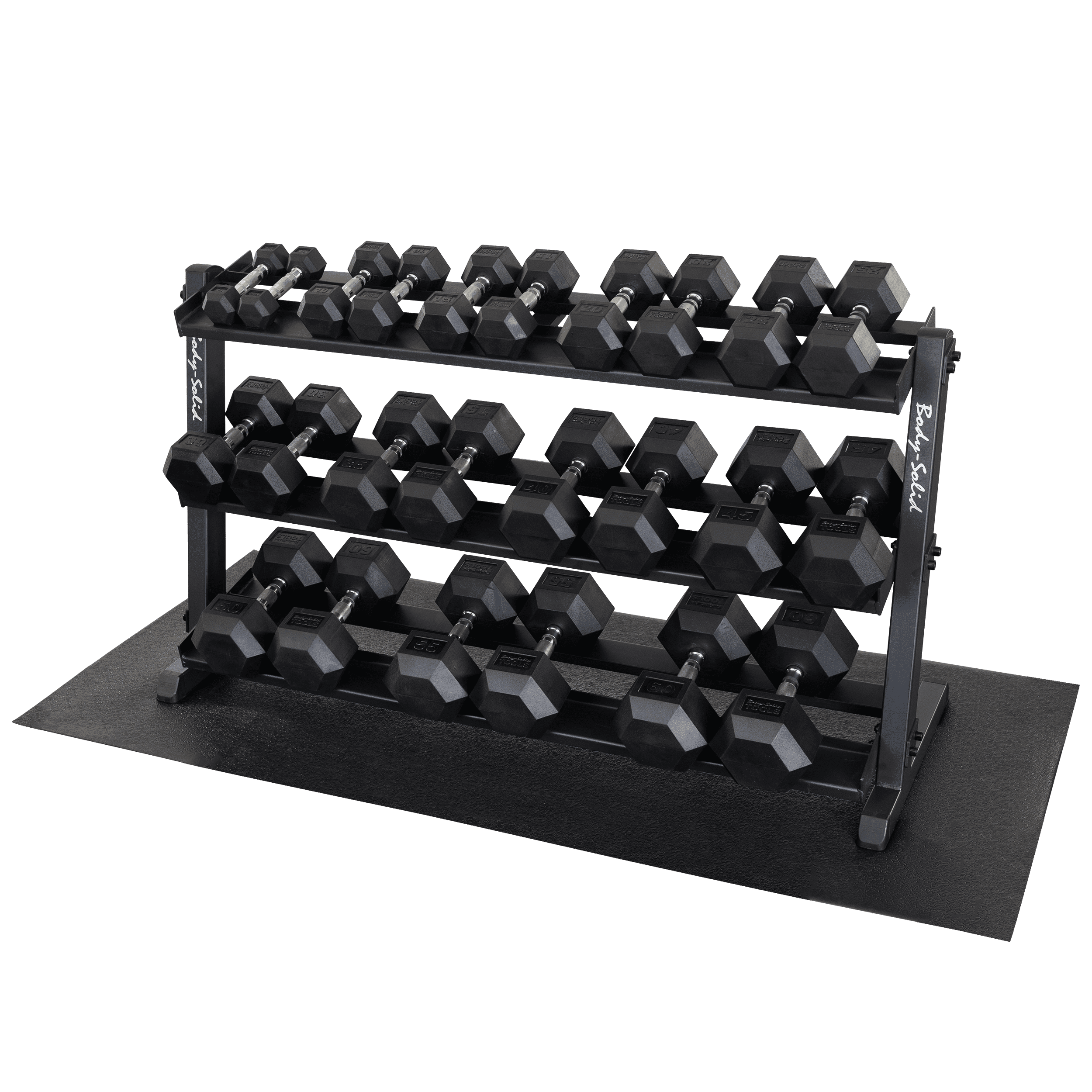 Body Solid - GDR60DBT 3 Tier Dumbbell Rack