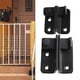 thumbnail image 4 of 2 piezas de pestillo de puerta abatible de material acero inoxidable cerrojo de seguridad de puerta izquierda abierta para muebles de interior libre, 4 of 9