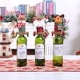 thumbnail image 3 of Moyic Cubierta de la botella de vino de Navidad Muñeca Navidad Beber Cubiertas de Navidad Funda protectora de la tapa de la cerveza de comedor Kits de decoración para fiestas Muñeco de nieve Moyic HA068789-02, 3 of 6