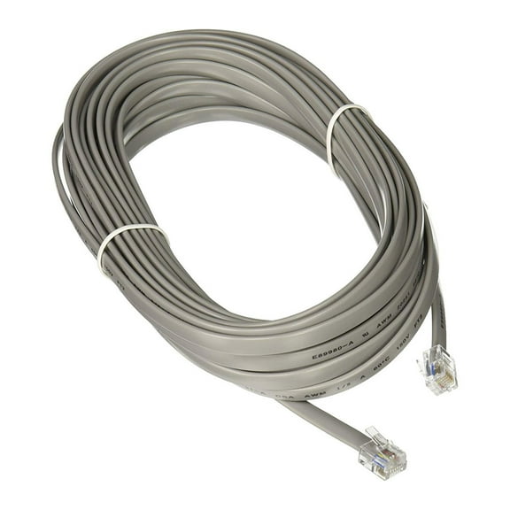C2G 08133 RJ12 Modular Telephone Cable (25 Feet)
