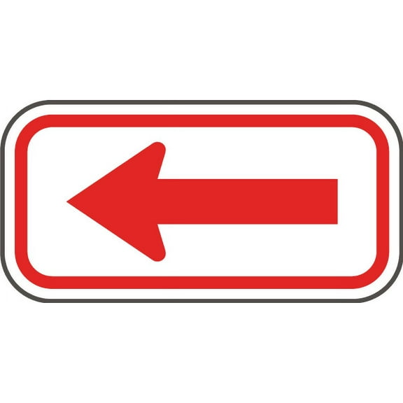 Vinyl Stickers - Red Arrow Sign A8 - Safety and Warning Warehouse Signs Stickers - 3.5" x 5" - 3 Pack