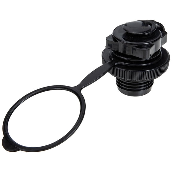 EXHUMKY Inflatable Kayak Valves with Spiral , Black ABS Material, 1 Pair Replacement Accessories