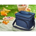 thumbnail image 5 of Lunch Bag for Men, Insulated Lunch Bag, Leakproof Lunch Box for Work, Office, Large Capacity, Reusable Lunch Cooler Bag Navy Blue 11.4*8.7*9.4in, 5 of 6