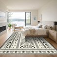 thumbnail image 3 of ODIKA 5'x7' Machine Washable Non-Slip Area Rug, Geometric Beige High Traffic Rug with Pad, Beige, 1062414, 3 of 8