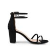 thumbnail image 3 of BLISSFUL STEP Women's Clear Ankle Strap Chunky Heel Sandals, 3 of 7