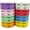 Pink/Red/White/Green/Blue/Yellow/Orange/Purple, variant on 4000 Pairs Raffle Tickets - 4 Color Set of 1000 2 x 2 Inch 50/50 Double Roll Raffle Tickets - Blue/Yellow/Red/Green