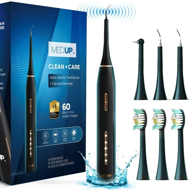 MEDUP Electric Tooth Cleaner & Dental Plaque Remover Tool Kit for Kids