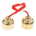 thumbnail image 4 of Esquirla Handcrafted Small Bronze Peng Bells Kids Musical Percussion Instrument L L, 4 of 7
