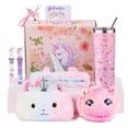 thumbnail image 1 of Set de regalo Haclury Unicorn para niñas con vaso o bandolera, 1 of 7